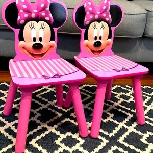 Pair of adorable Mickey Mouse toddler chairs. Very very gently used